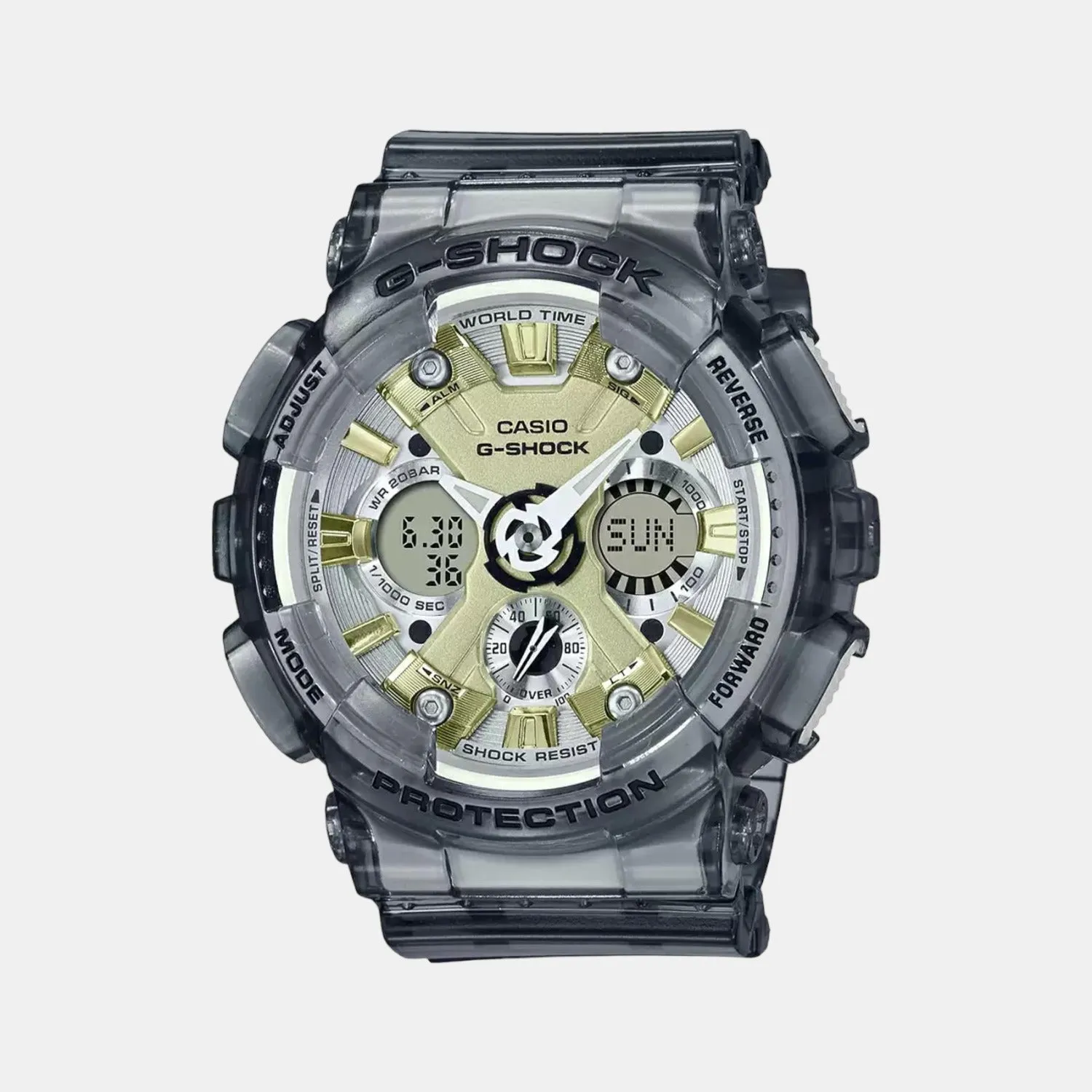 G-Shock Women's Analog-Digital Resin Watch G1226 - GMA-S120GS-8ADR