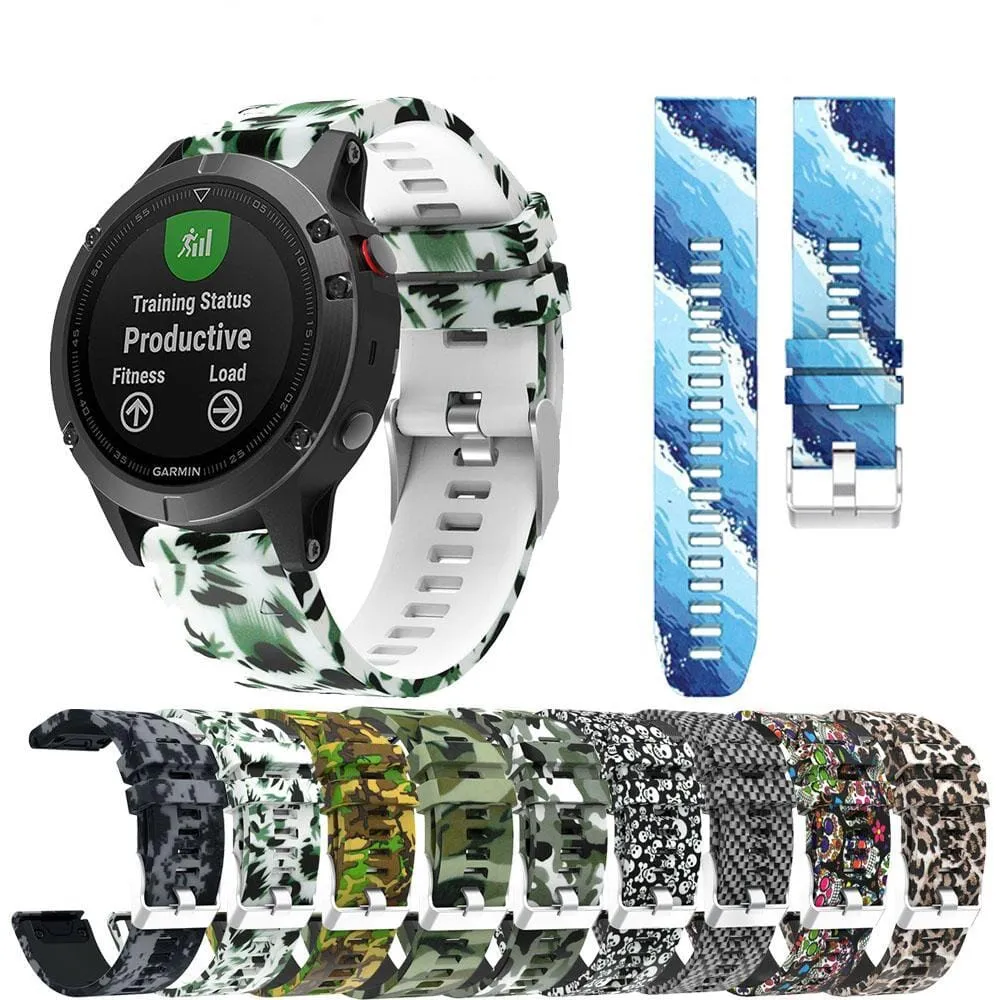 Garmin D2 Delta Silicone Pattern Watch Straps