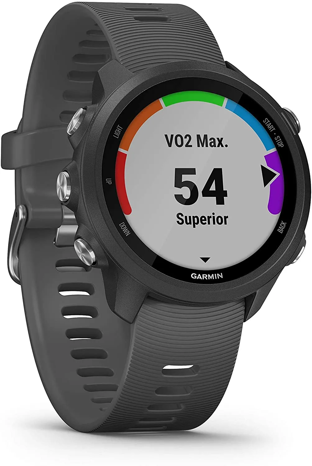 Garmin Forerunner 245 GPS Running Smartwatch (010-02120-00, Black/Blue/Lime)