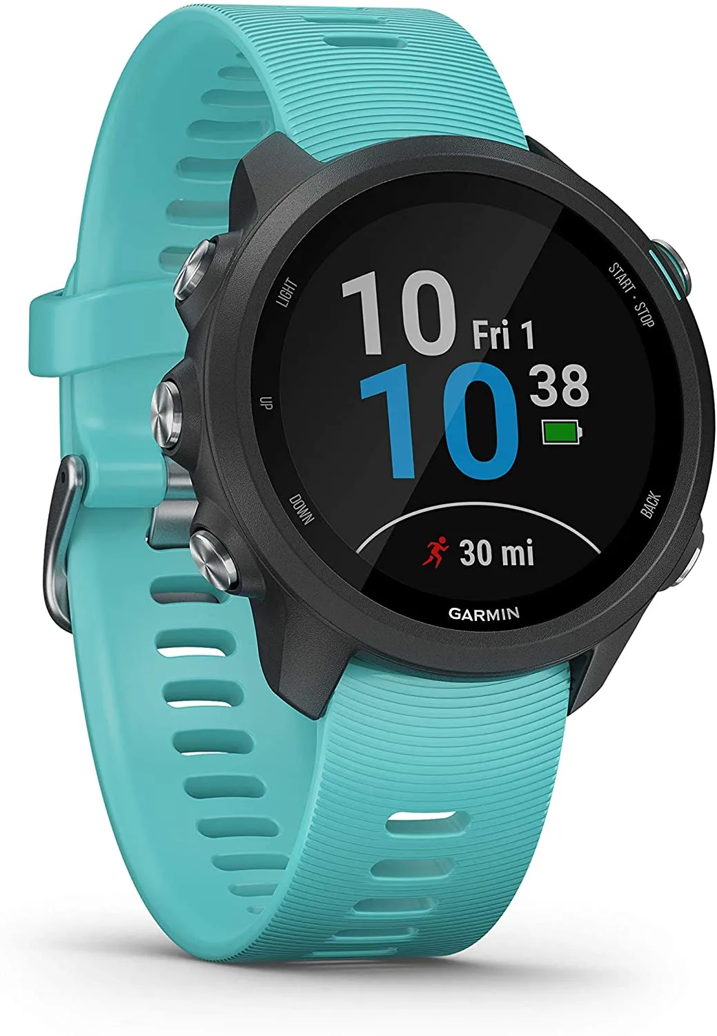 Garmin Forerunner 245 GPS Running Smartwatch (010-02120-22, Black/Blue/Lime)