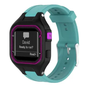 Garmin Forerunner 25 women sports silicone watchband - Cyan