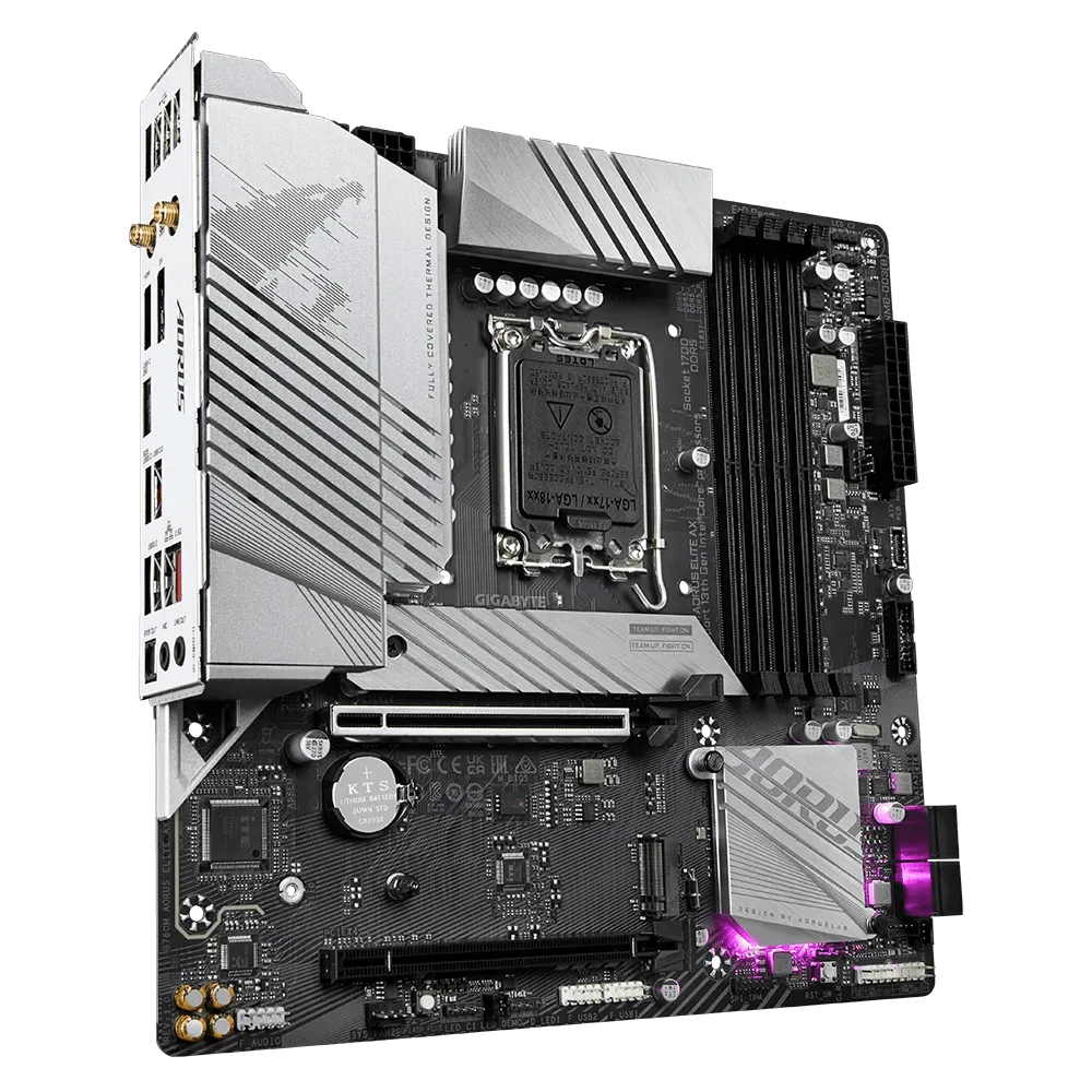 Gigabyte B760M Aorus Elite AX DDR5 Micro-ATX LGA1700 Motherboard