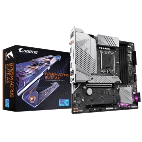 Gigabyte B760M Aorus Elite AX DDR5 Micro-ATX LGA1700 Motherboard