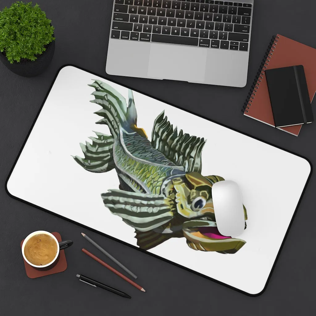 Green Fish Desk Mat