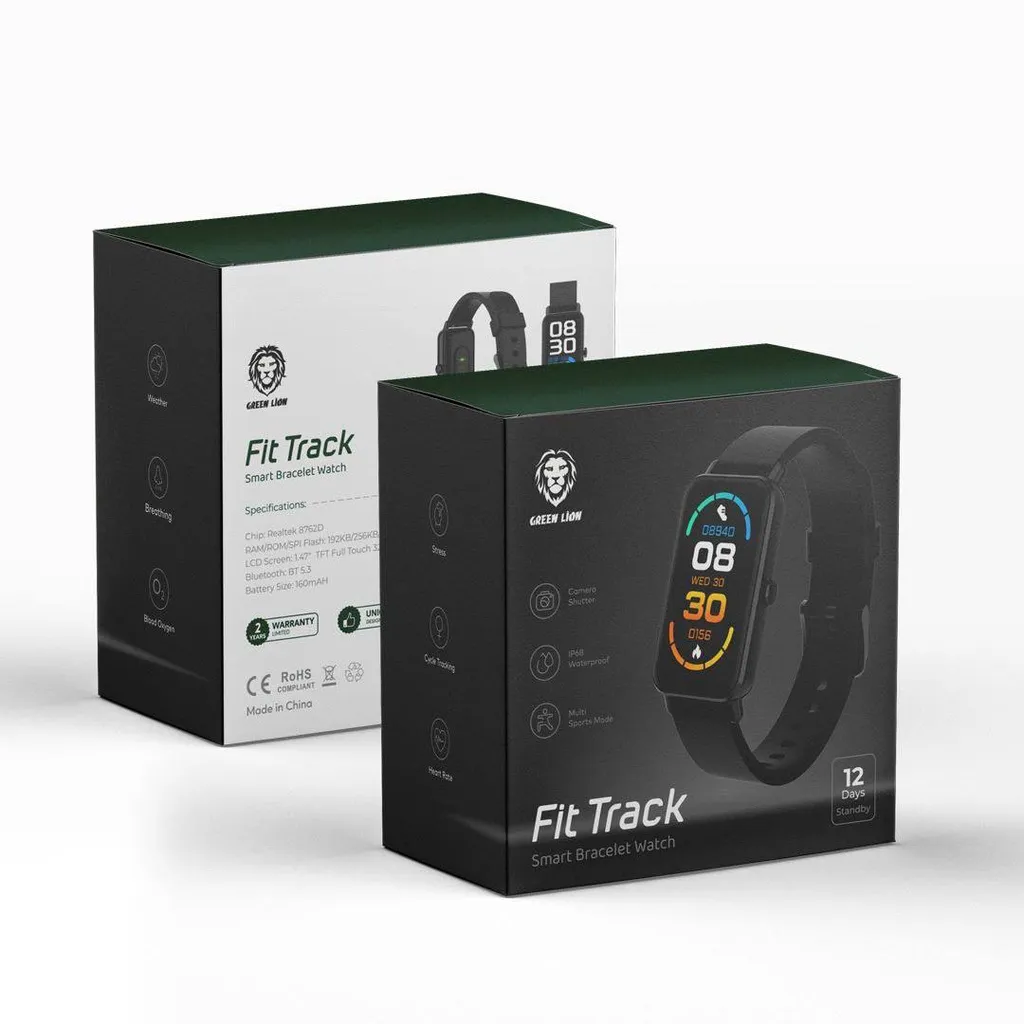 GREEN LION FIT TRACK SMART BRACELET WATCH