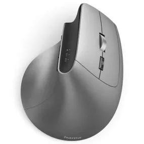 Hama EMW-700 Ergonomic Vertical Wireless Mouse - Grey | 499073