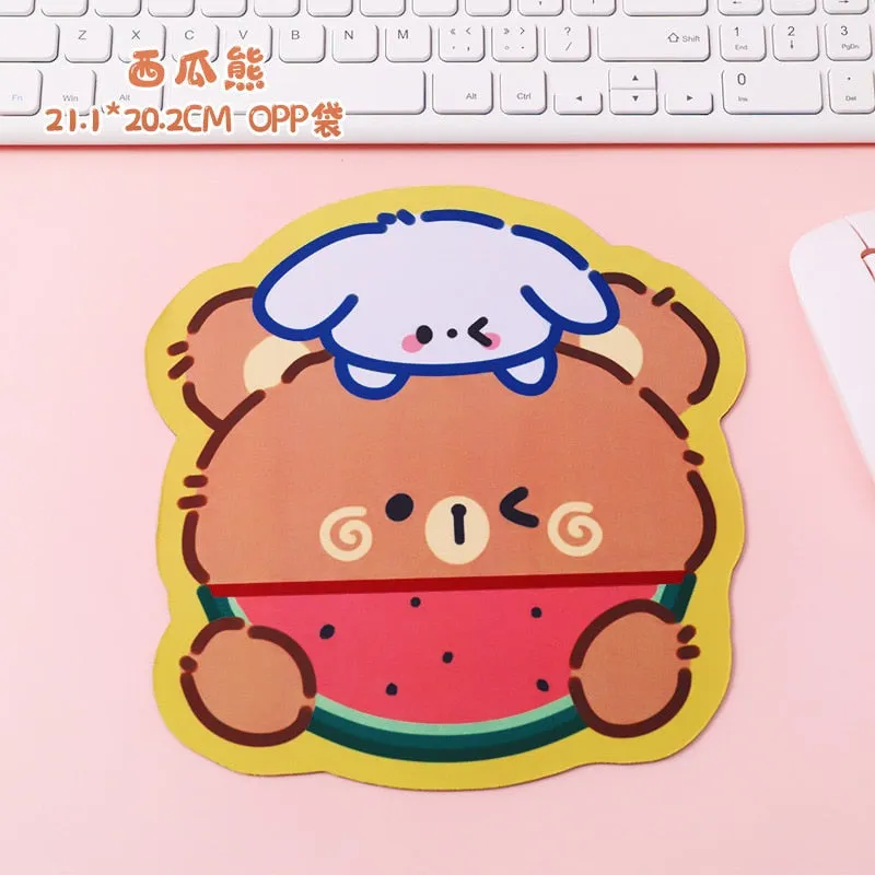 Happy Bear Small Mouse Pads