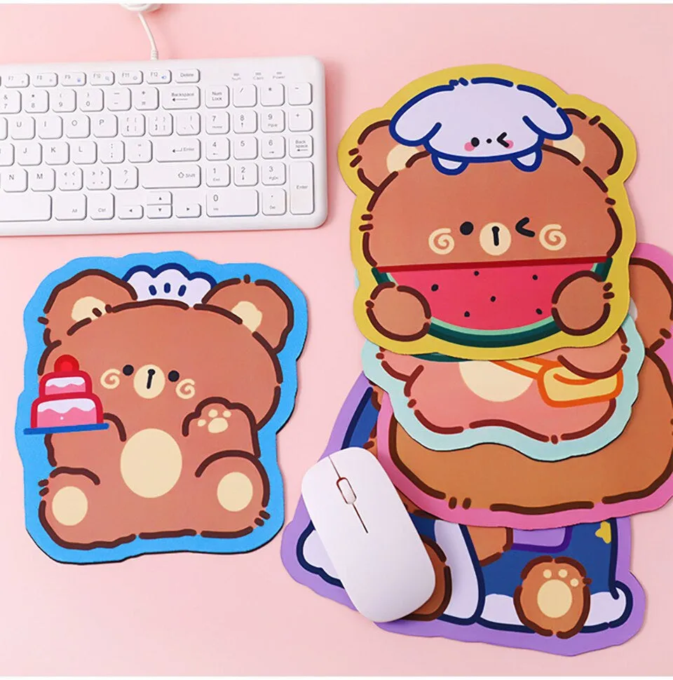 Happy Bear Small Mouse Pads