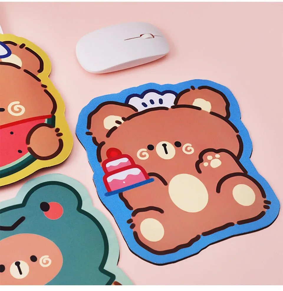 Happy Bear Small Mouse Pads