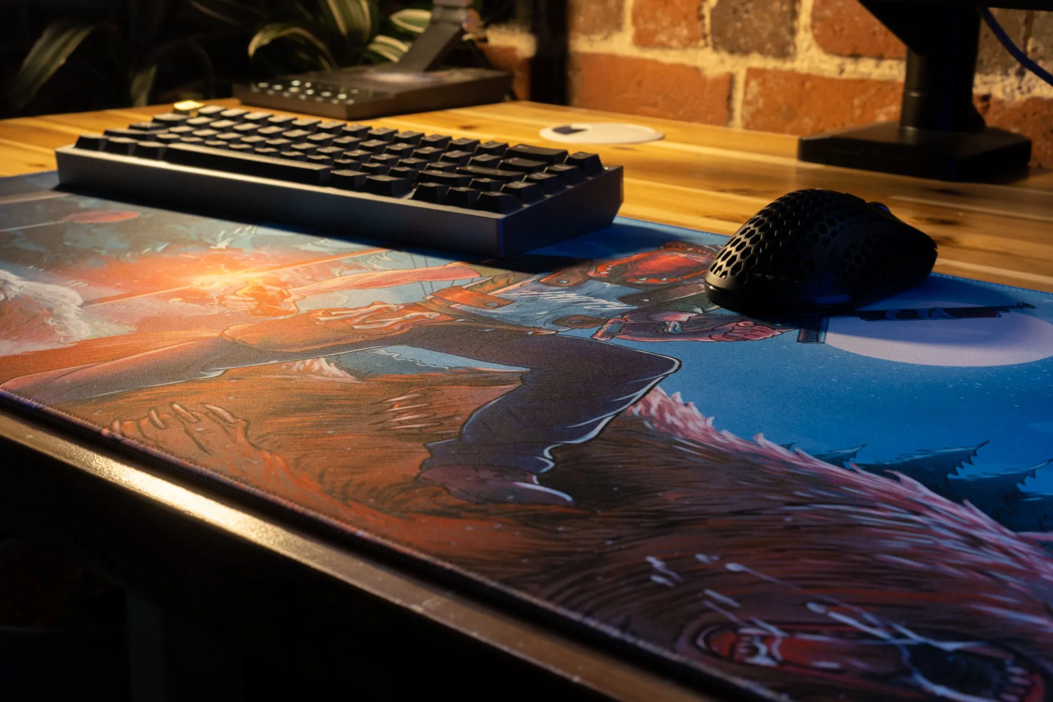 Happy "THE SPEEDRUNNER" Content Creator Collaboration Limited Edition Rust XL Gaming Mouse Pad