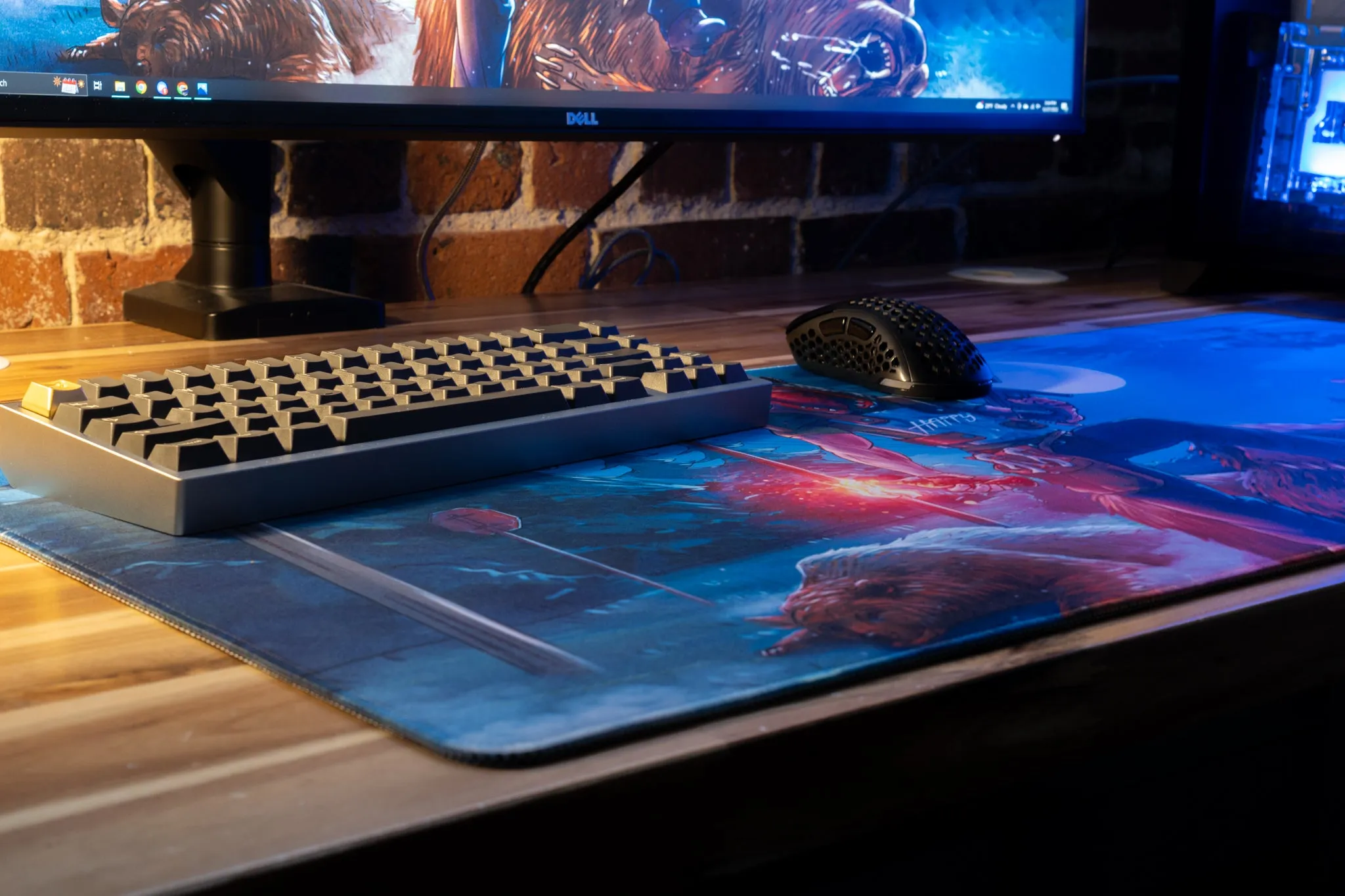 Happy "THE SPEEDRUNNER" Content Creator Collaboration Limited Edition Rust XL Gaming Mouse Pad