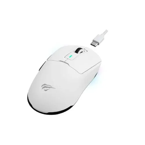 HAVIT Game note Tri-Mode Gaming Mouse,White