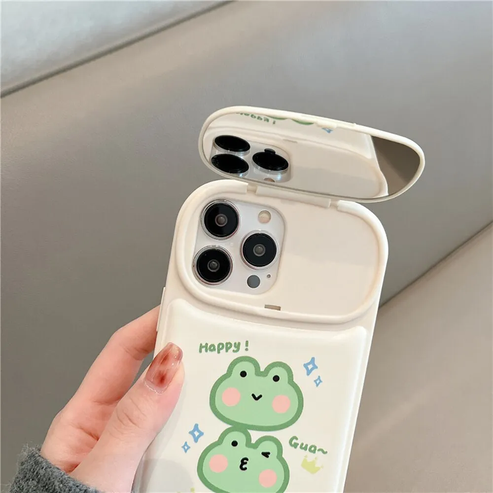 Hello Frog iPhone Case With Mirror