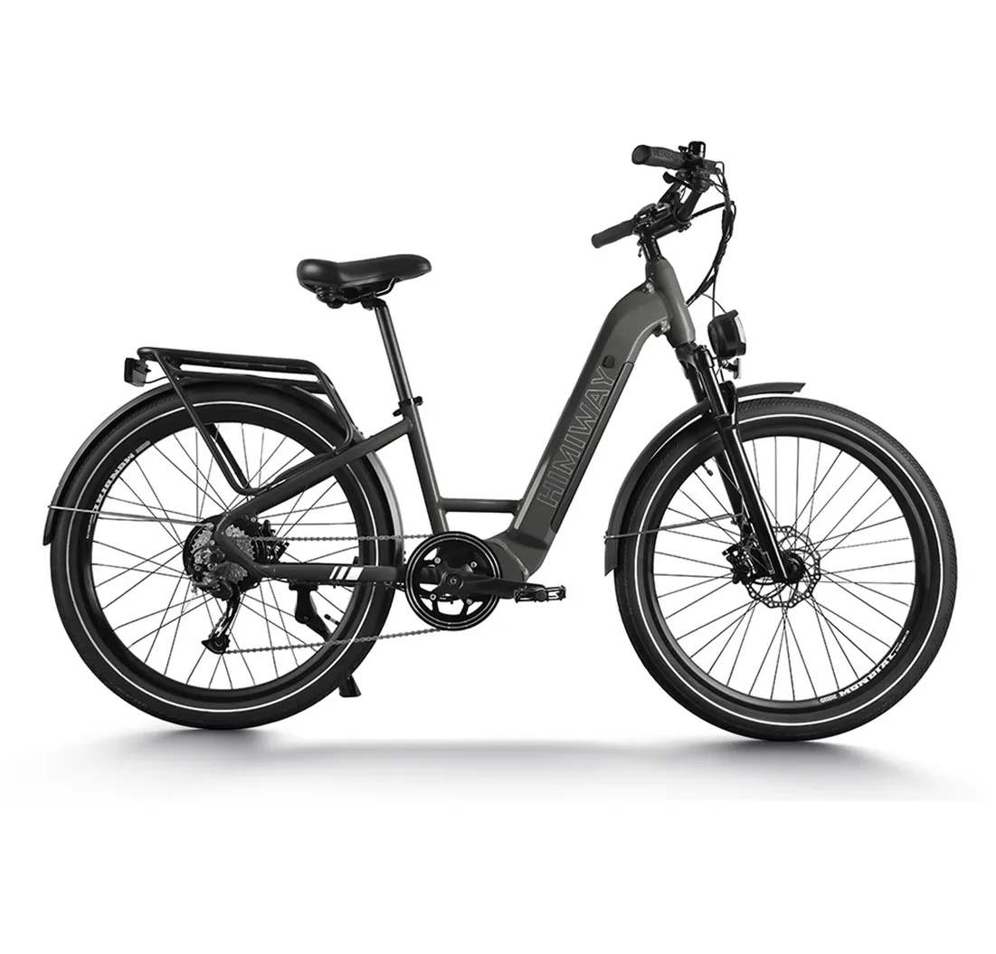 Himiway 500W 48V Rambler Mid Drive Commuter Step-Thru Electric Bike