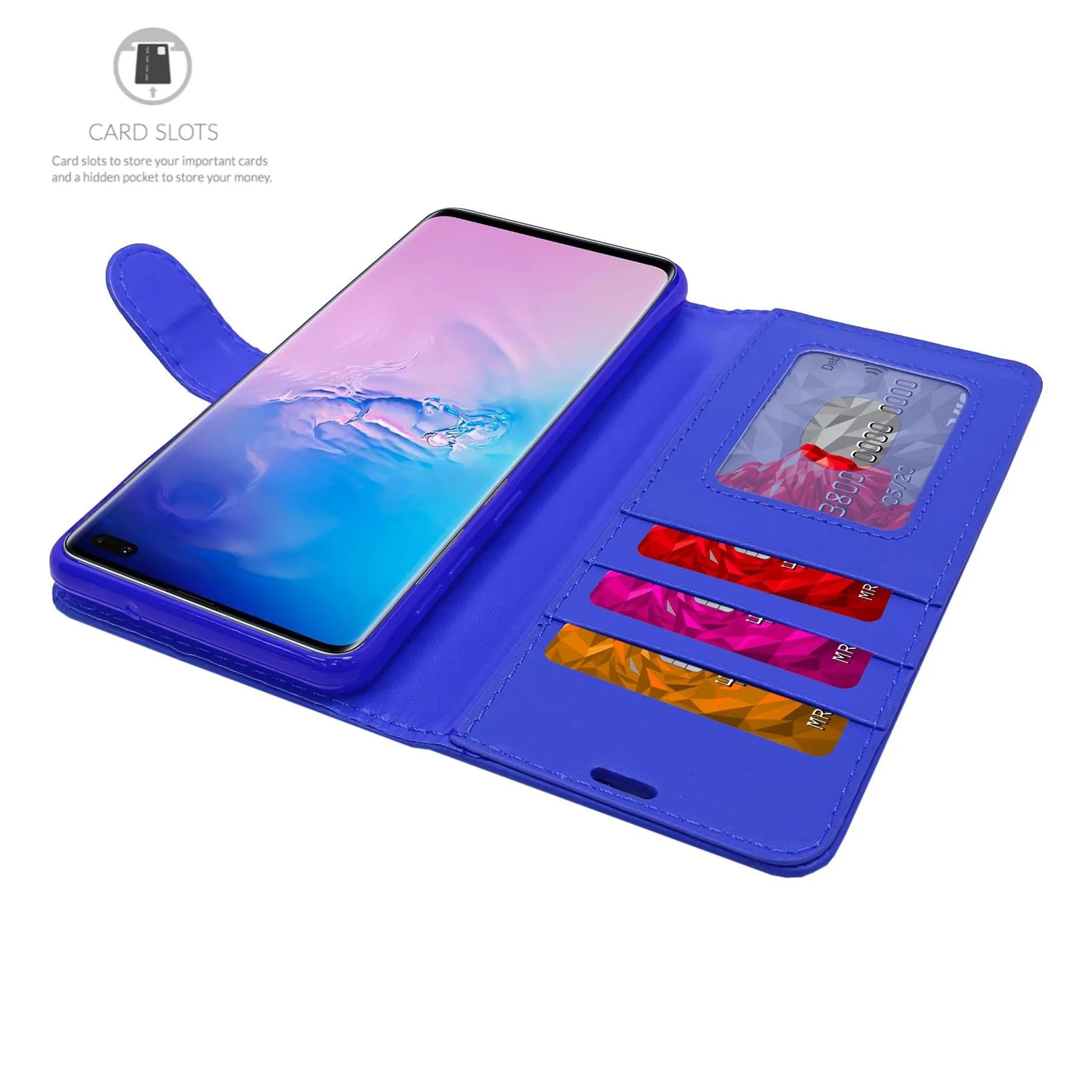 Huawei P20 Flip Folio Book Wallet Case