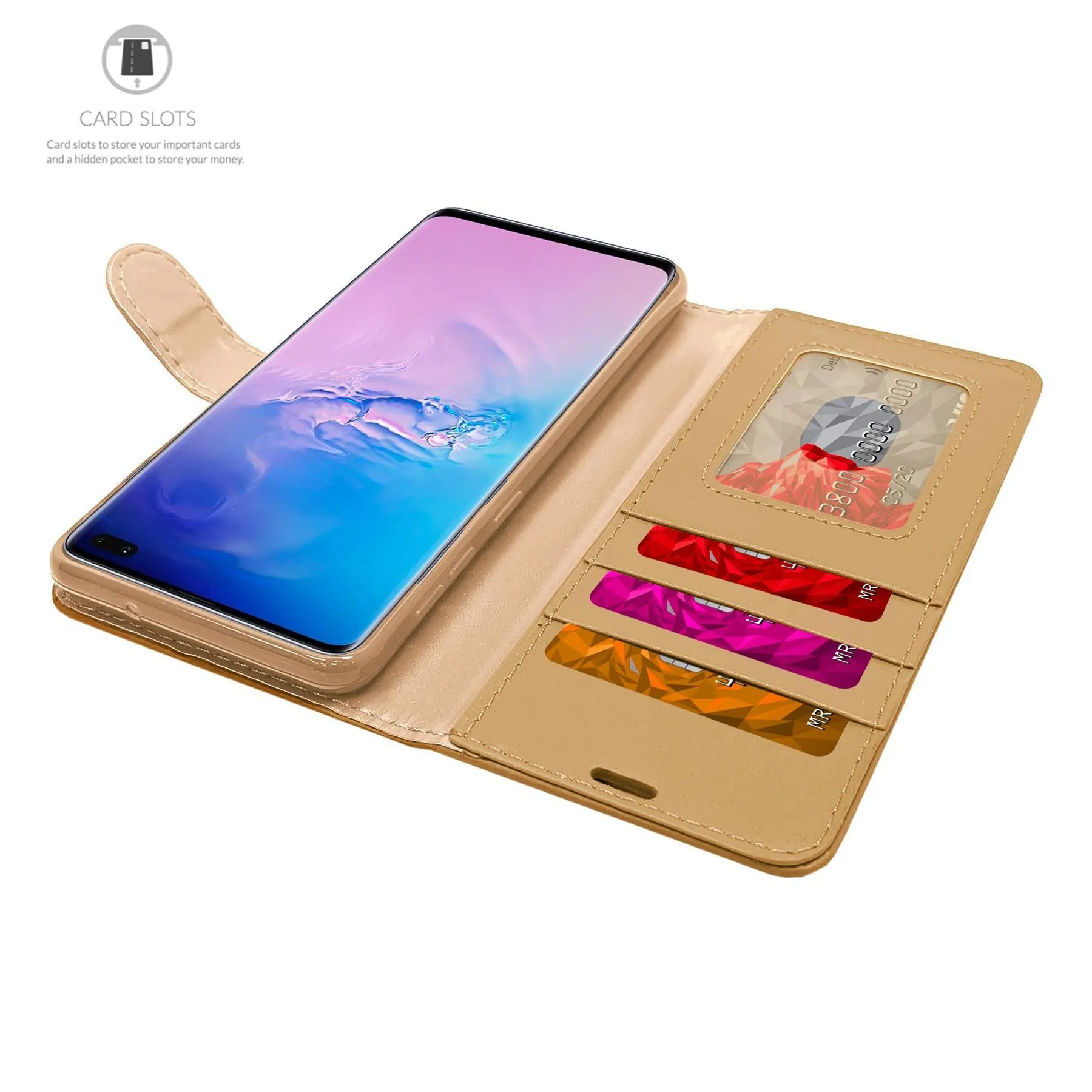 Huawei P20 Flip Folio Book Wallet Case