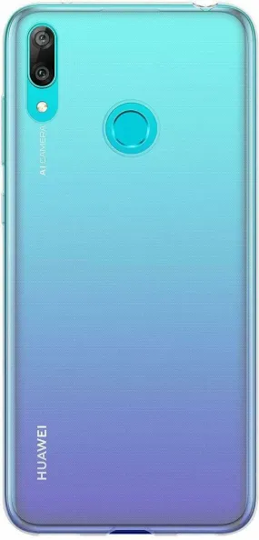 Huawei Y7 2019 Official Flexible Clear Case - Transparent