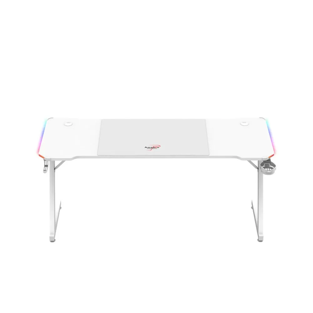 Huzaro Hero 4.8 RGB White Gaming Desk