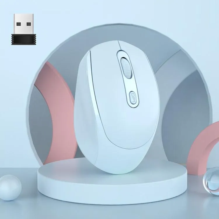 HXSJ M107 Wireless Rechargeable Mouse with Dual Mode 2.4GHz & Bluetooth 5.1, 1600 DPI, Ergonomic Design, and Quiet Operation