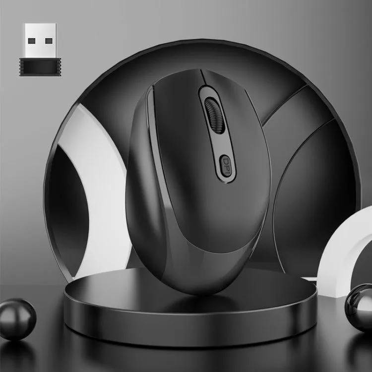 HXSJ M107 Wireless Rechargeable Mouse with Dual Mode 2.4GHz & Bluetooth 5.1, 1600 DPI, Ergonomic Design, and Quiet Operation