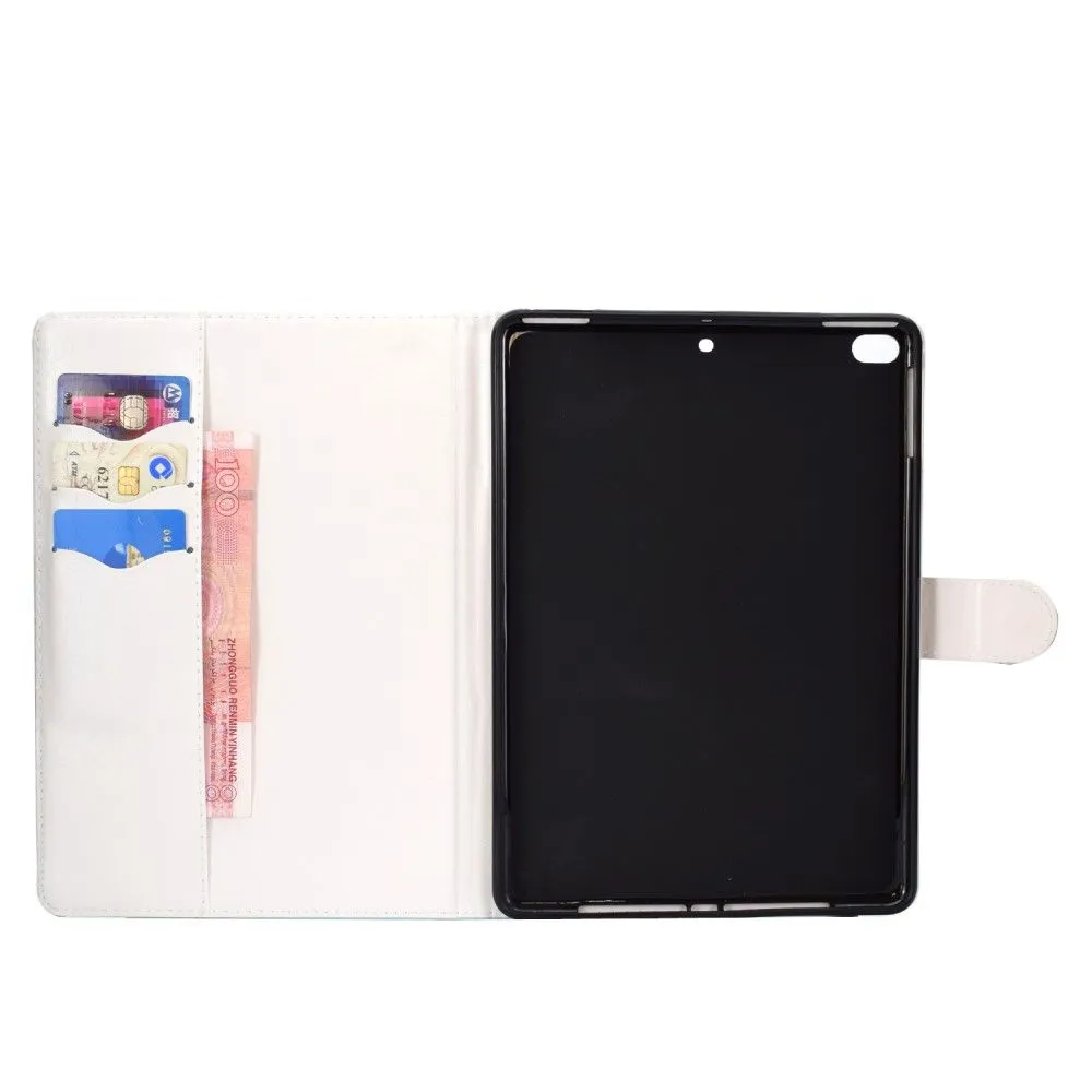 iPad 10.2 (2021) / Air (2019) cool pattern leather flip case - Space