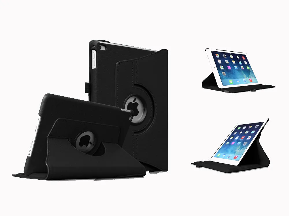 iPad Air Case 360 Degree Rotating Stand Smart Case Protective Cover With Auto Wake Up/Sleep Feature For Apple iPad Air