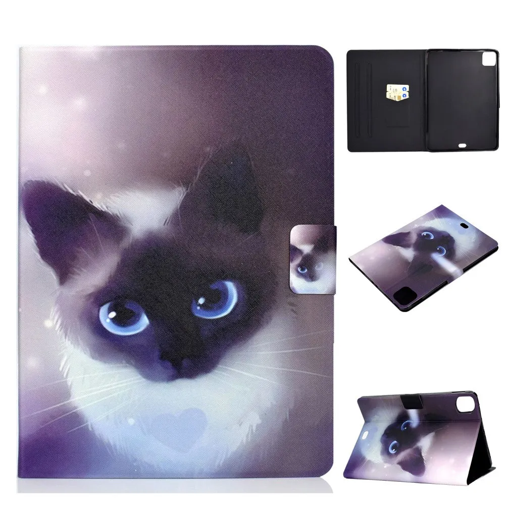 iPad Pro 11 (2021) / Air (2020) beautiful pattern leather flip case - Cat