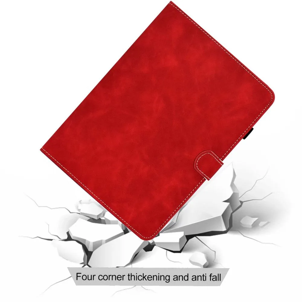 iPad Pro 11 (2021) / Air (2020) simple leather flip case - Red