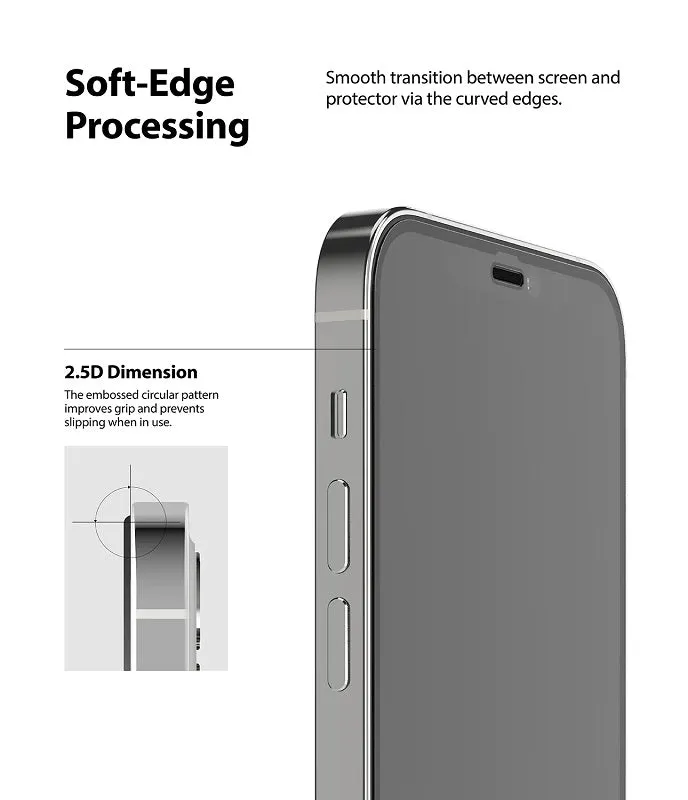 iPhone 12 / 12 Pro Full ID Glass Screen Protector by Ringke