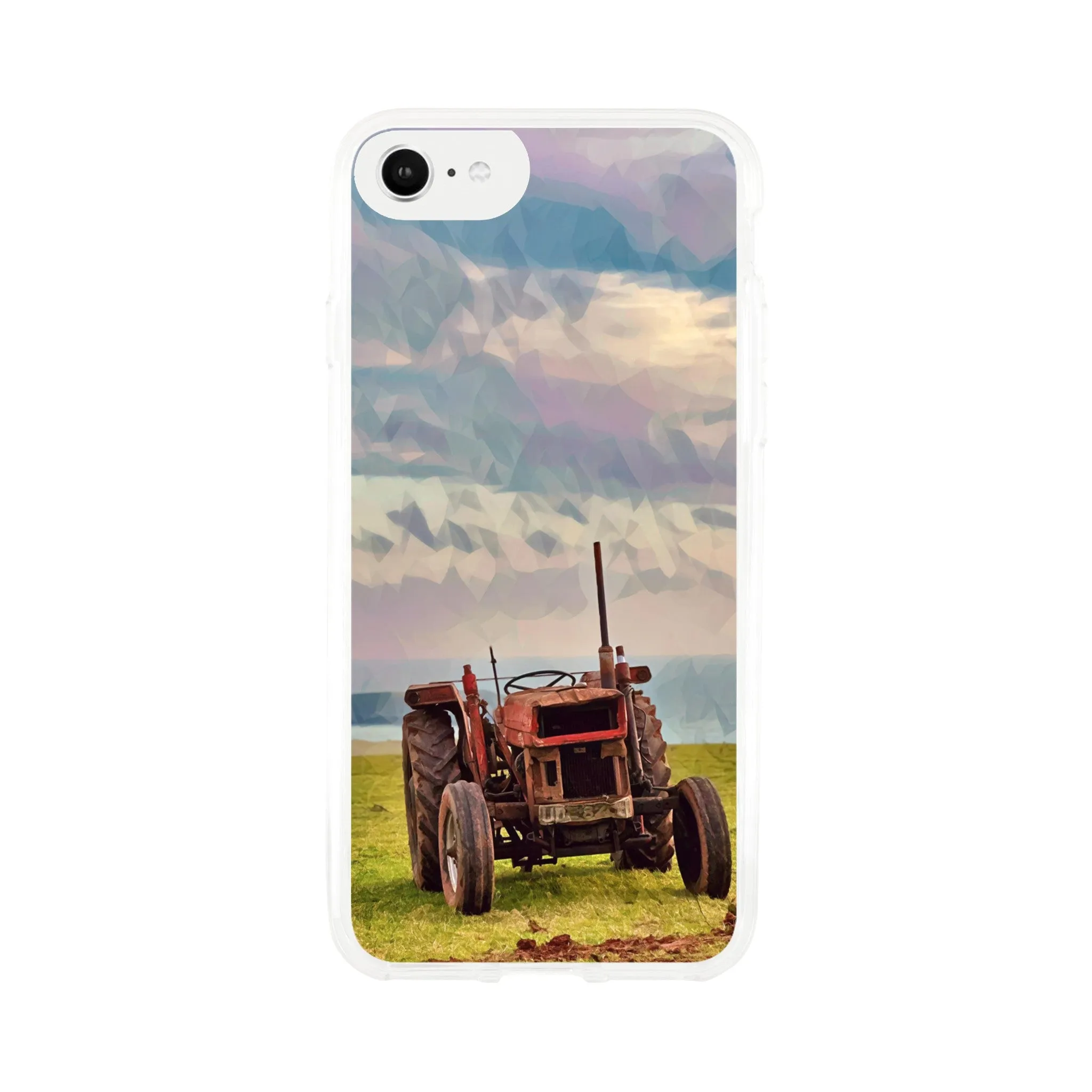 Island Tractor Clear Case Mobile Phone