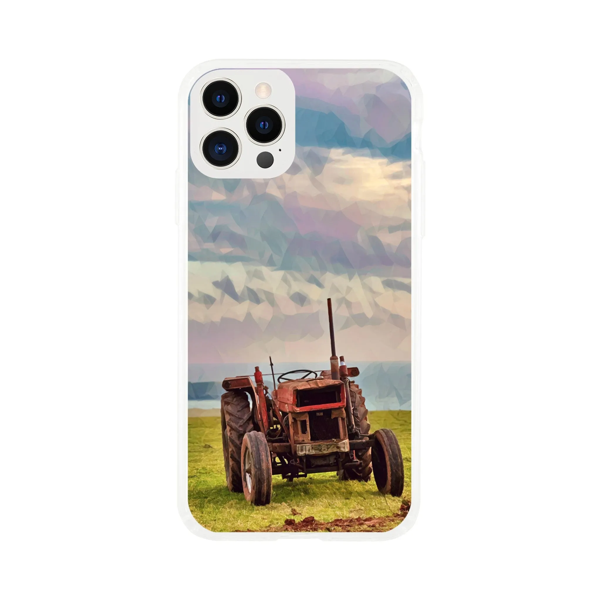 Island Tractor Clear Case Mobile Phone