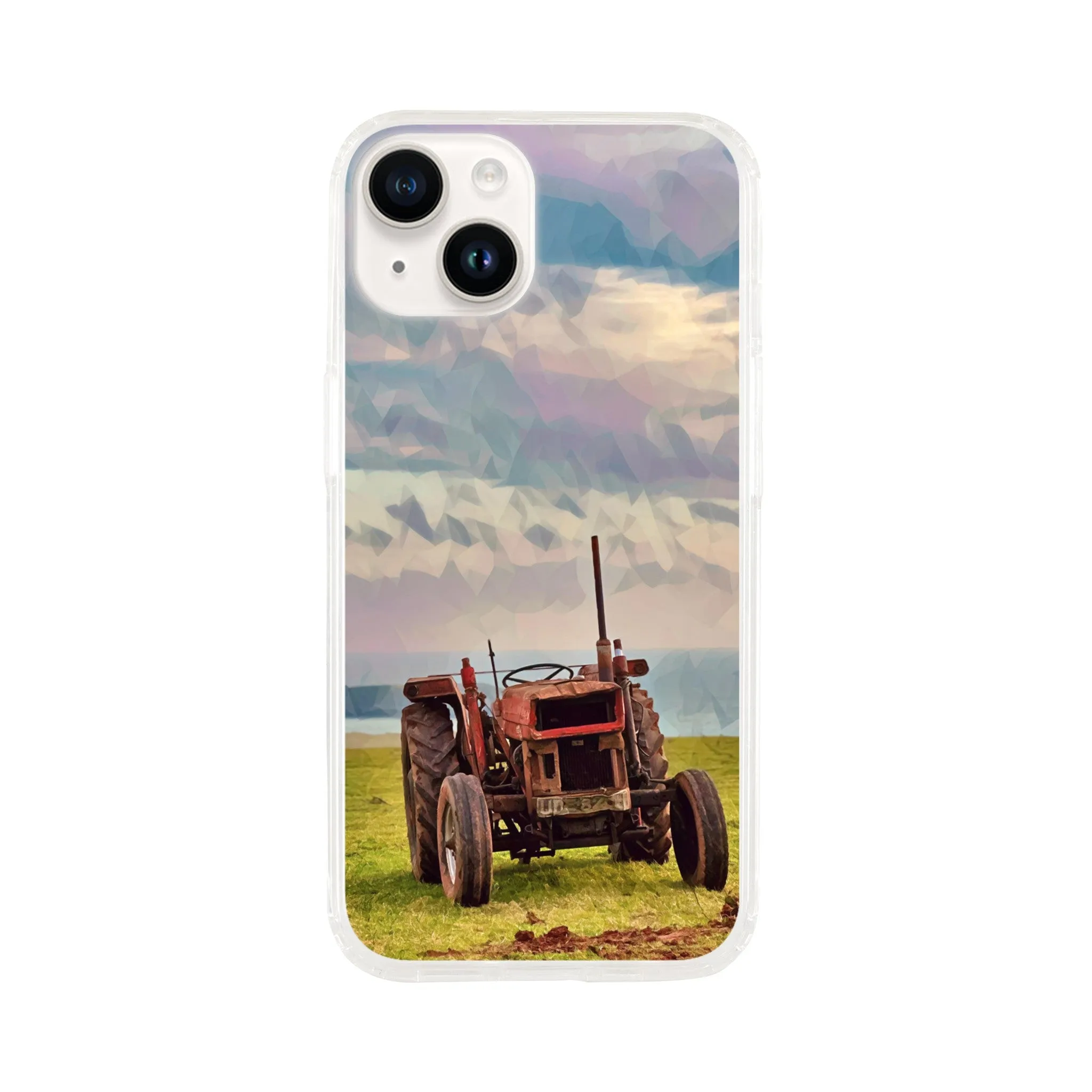 Island Tractor Clear Case Mobile Phone