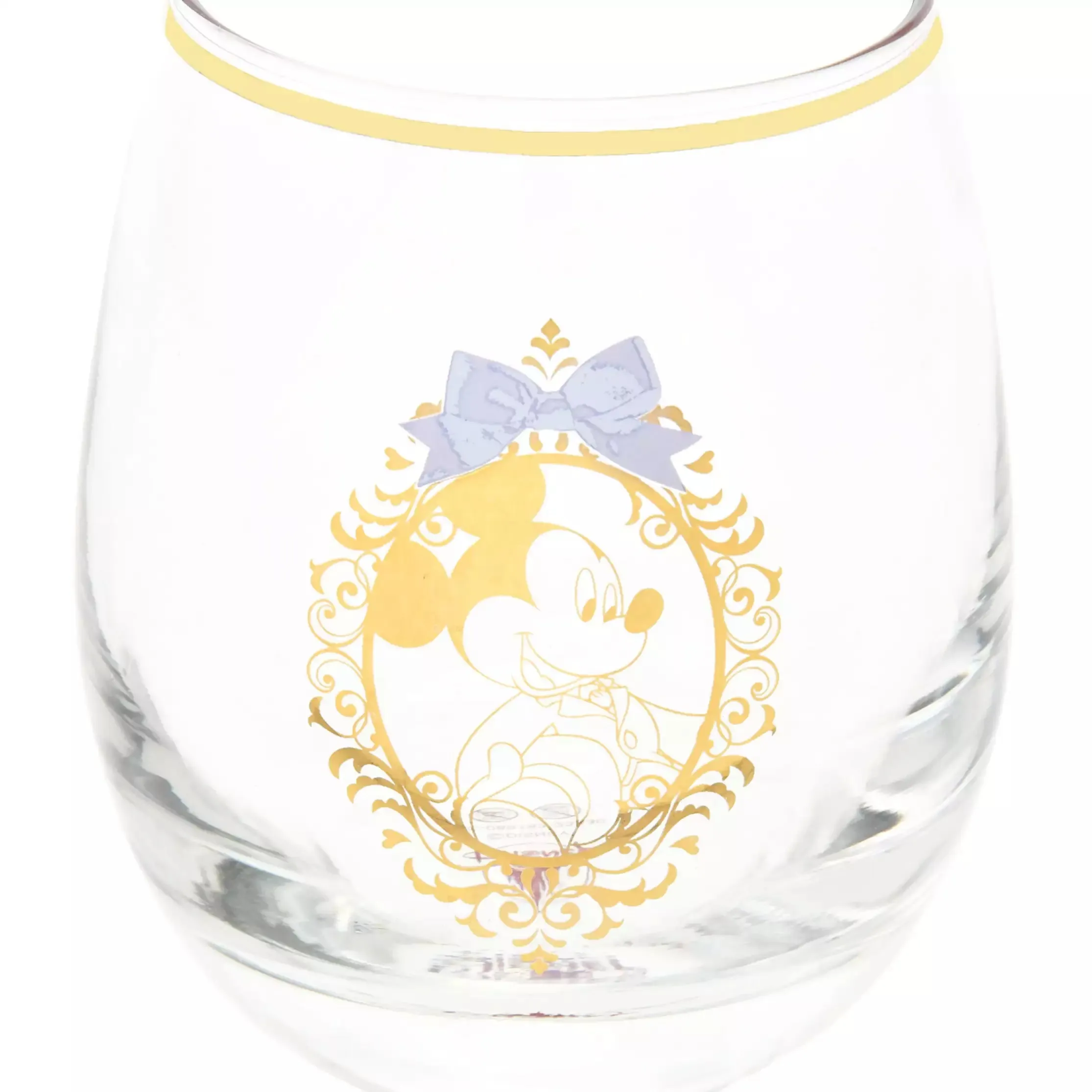 JDS - Gift for Pair x Mickey & Minnie "Wedding Pattern" Glasses Pair