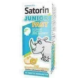 Junior satorin Fast x 10 effervescent tablets, immune system booster