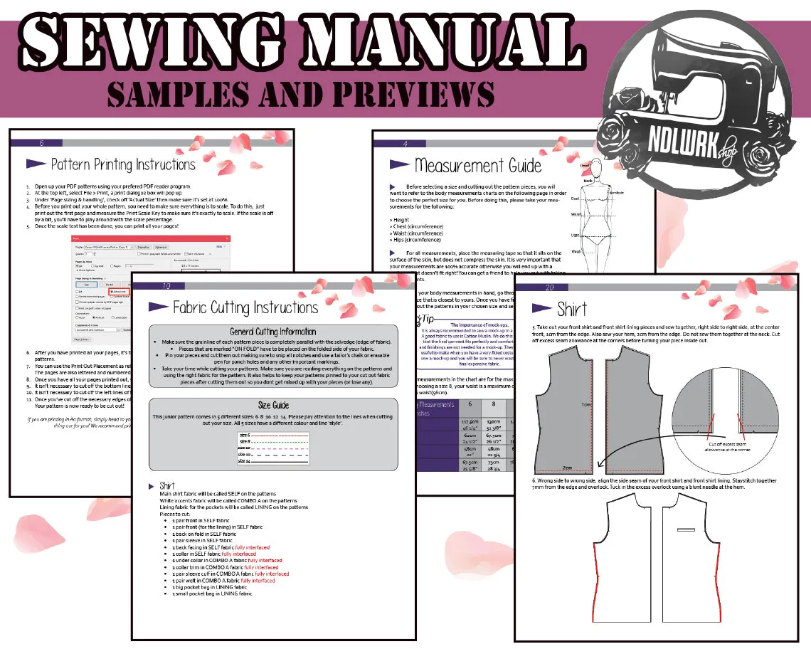 JUNIOR size Extra Long Kimono (no lining) Cosplay Sewing Pattern/Downloadable PDF File