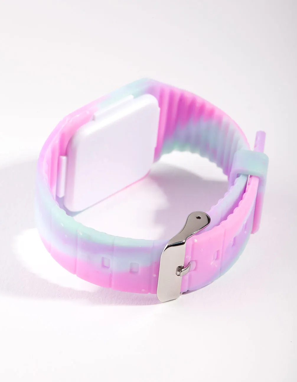 Kids Purple Digital Silicon Strap Watch