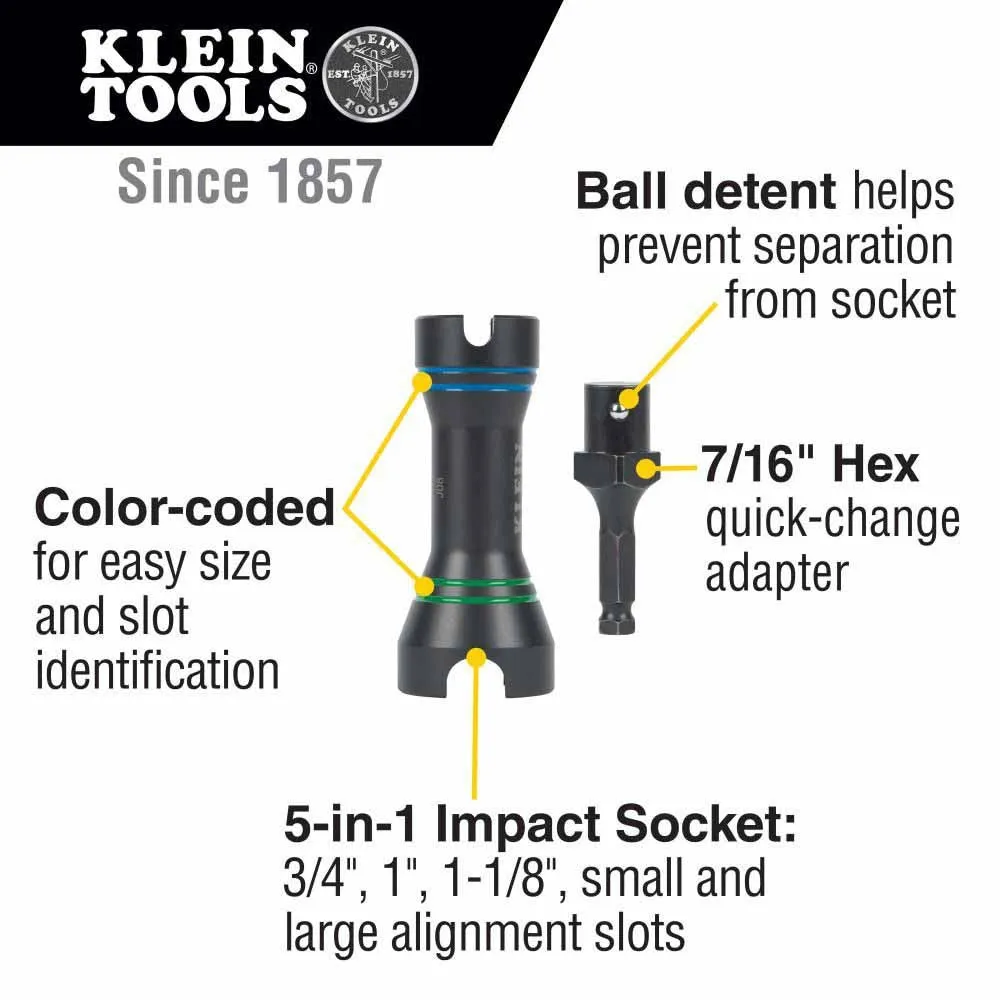 Klein Tools 660KIT3 Impact Socket Set