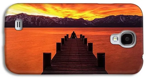 Lake Tahoe Sunset Pier By Brad Scott - Phone Case