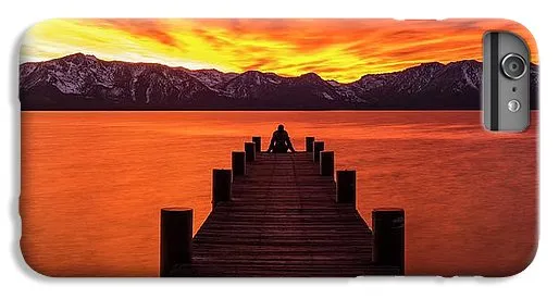 Lake Tahoe Sunset Pier By Brad Scott - Phone Case