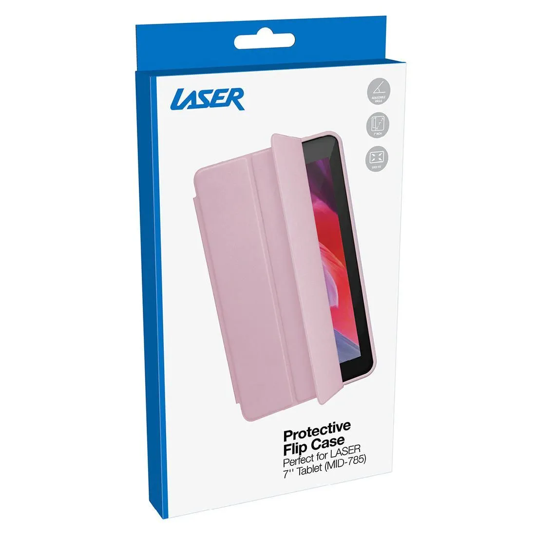 Laser 7" Tablet Case - Black /Pink / Navy