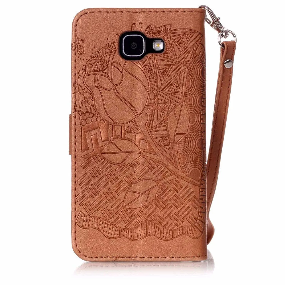 Leather Flip Case For iphone & Samsung Galaxy