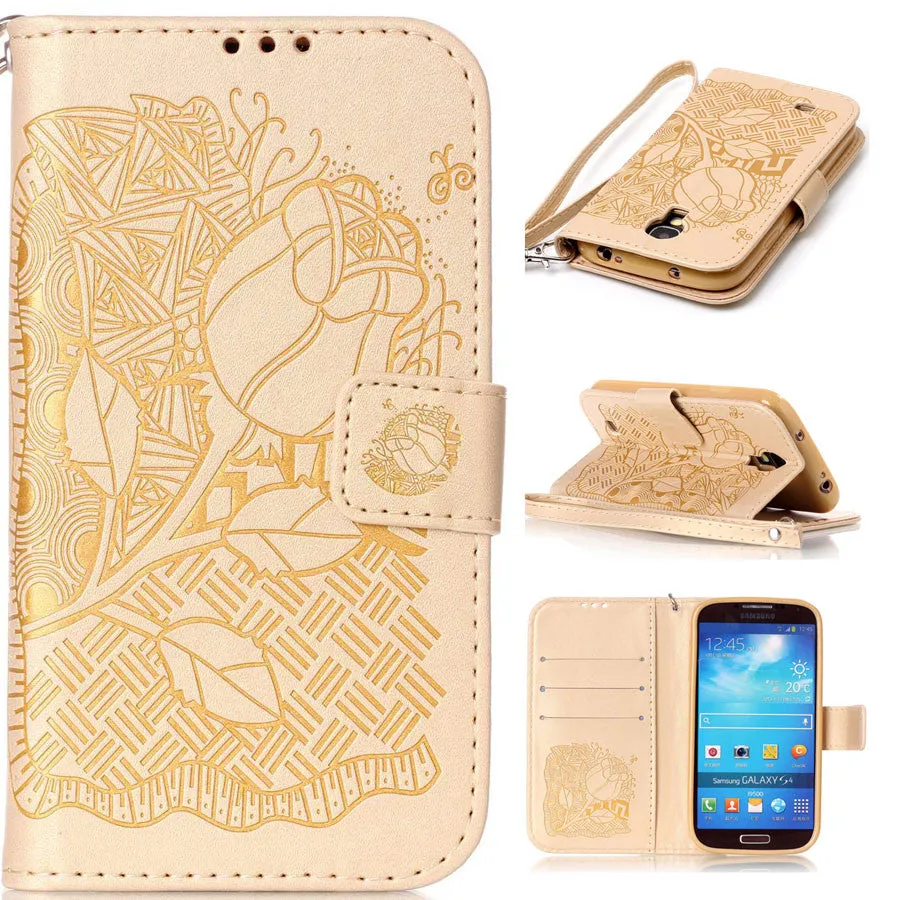 Leather Flip Case For iphone & Samsung Galaxy