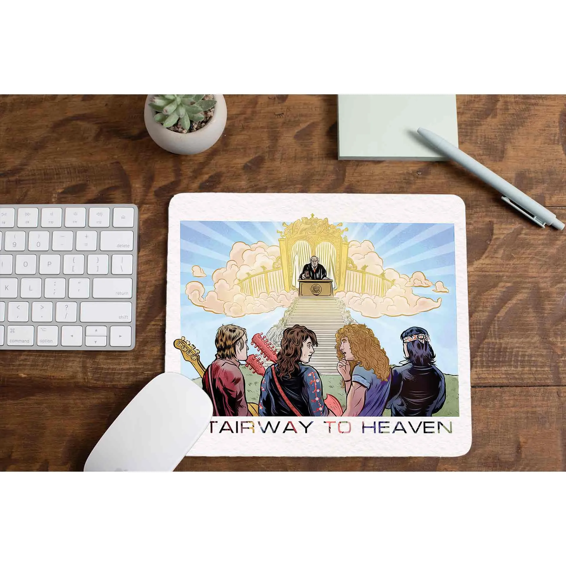 Led Zeppelin Mousepad - Stairway To Heaven Art