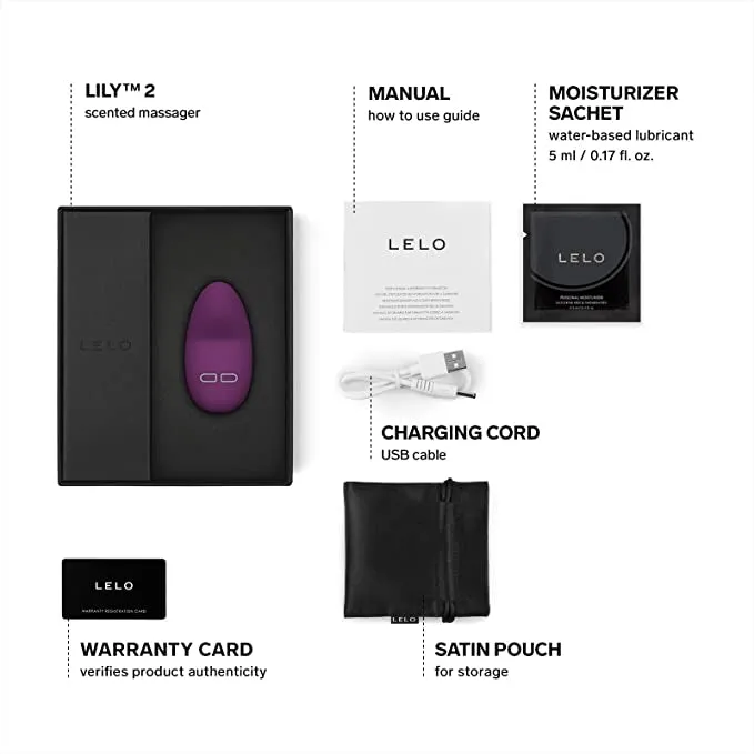 Lelo Lily 2 Plum Luxury Rechargeable Vibrator