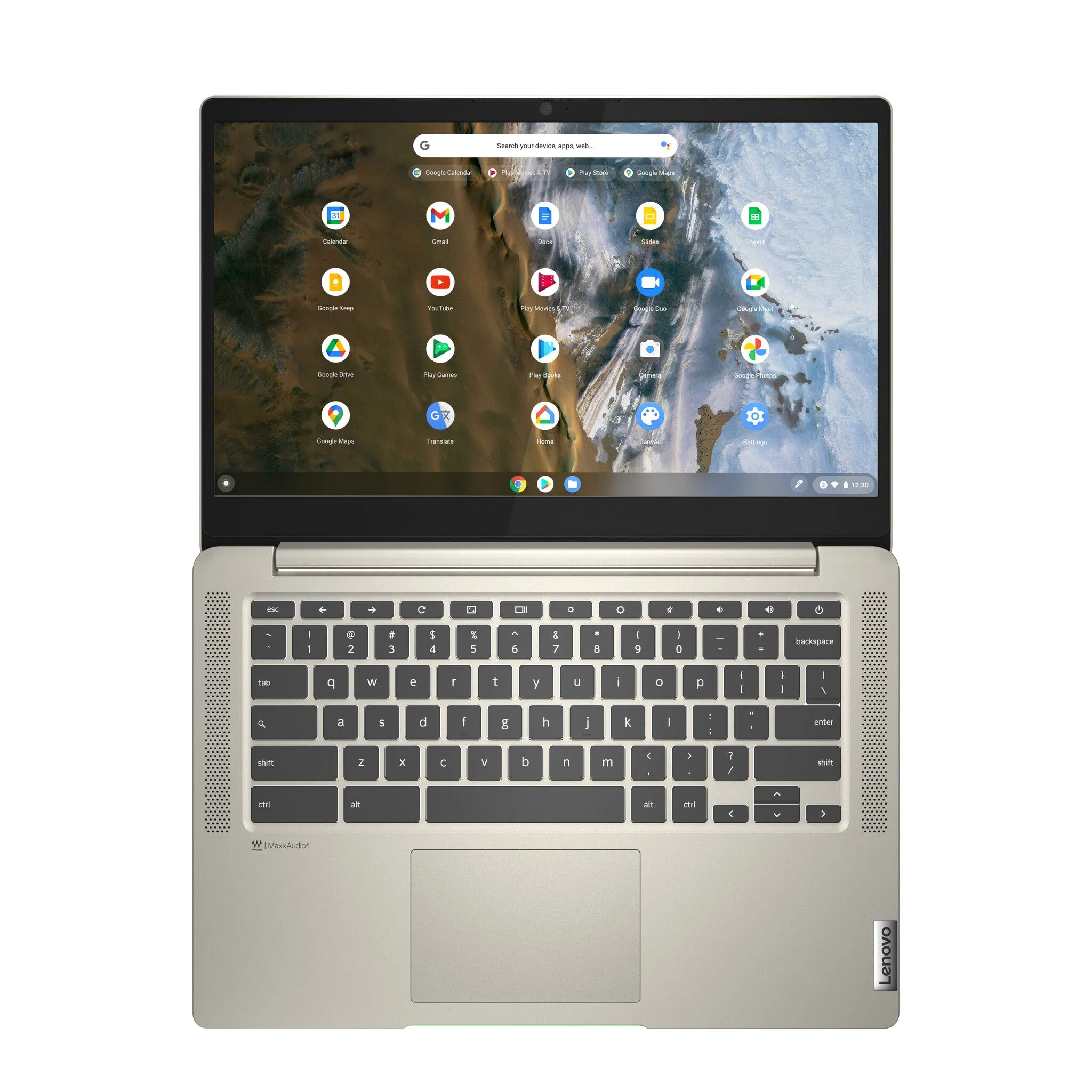 Lenovo IdeaPad 5 Chrome 14ITL6 Intel® Core™ i3 i3-1115G4 Chromebook 35.6 cm (14") Touchscreen Full HD 4 GB LPDDR4x-SDRAM 256 GB SSD Wi-Fi 6 (802.11ax) ChromeOS Sand