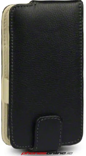 LG Optimus 2X Leather Flip Case Black