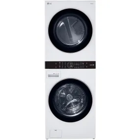 LG Stacked Washer/Dryer Electric Laundry Center with Center Control™ WKE100HWA