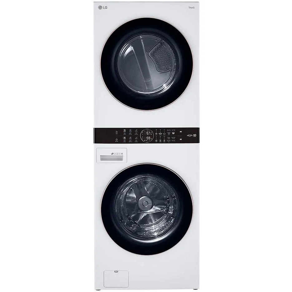 LG Stacked Washer/Dryer Electric Laundry Center with Center Control™ WKE100HWA