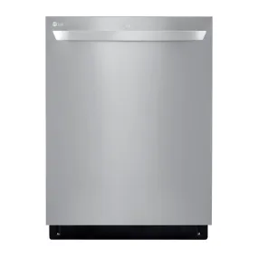 LG - Top Control Smart wi-fi Enabled Dishwasher with QuadWash™ - Stainless steel