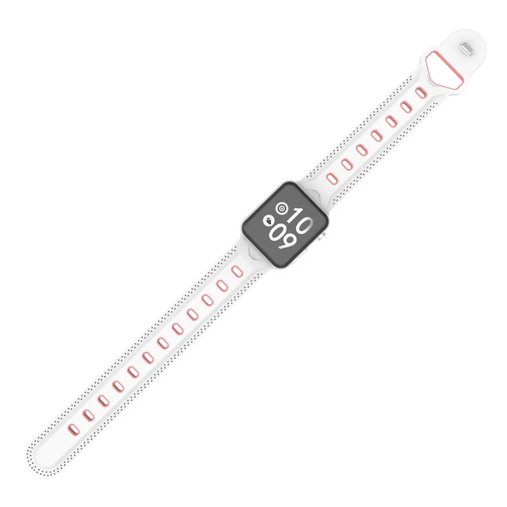 Local store Fashion Sports Silicone Bracelet Strap Band For Apple Watch Series 1/2/3 38MM